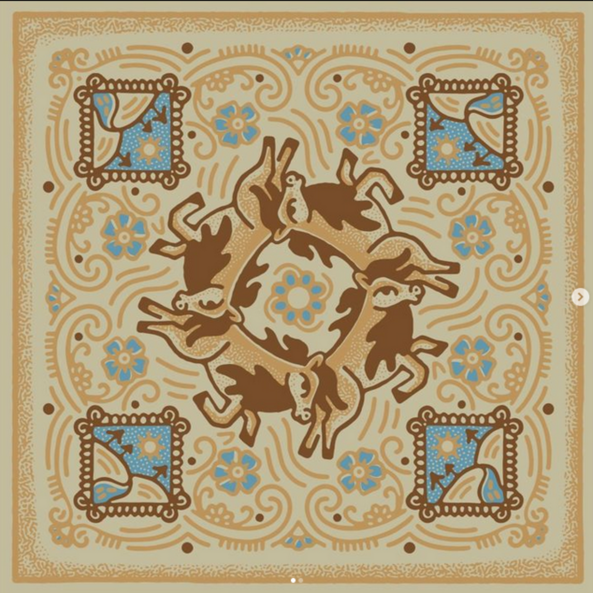 Bandana designed by Zaine Vaun