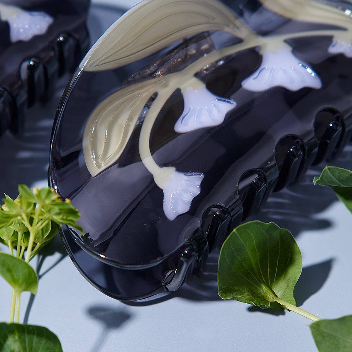 Moonflower Vine Women's Acetate Hair Claw Accessory