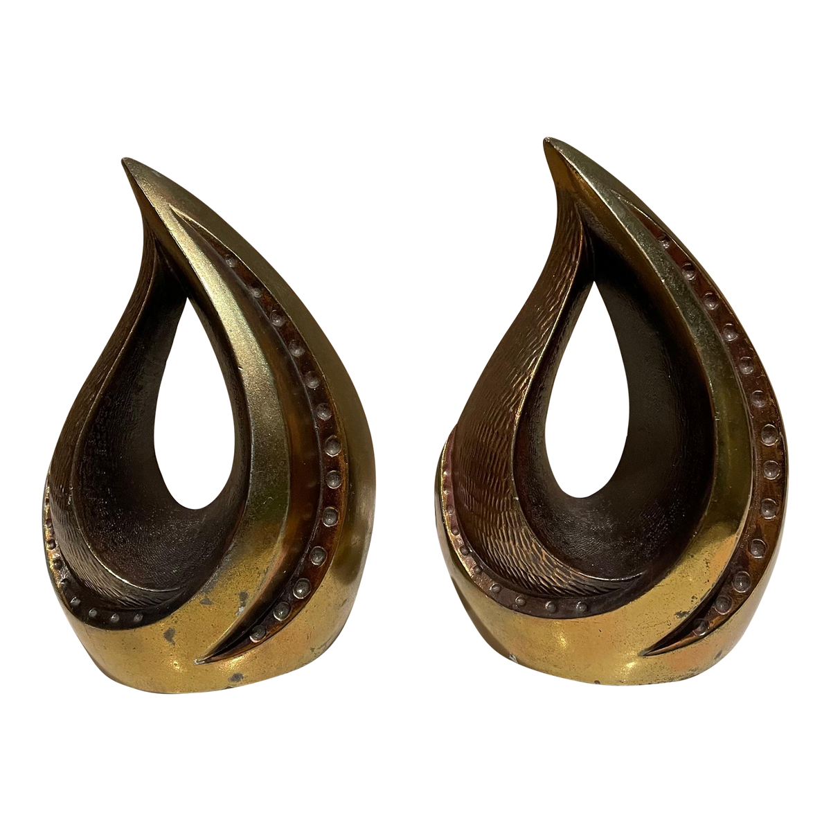 BEN SEIBEL "FLAME" BOOKENDS