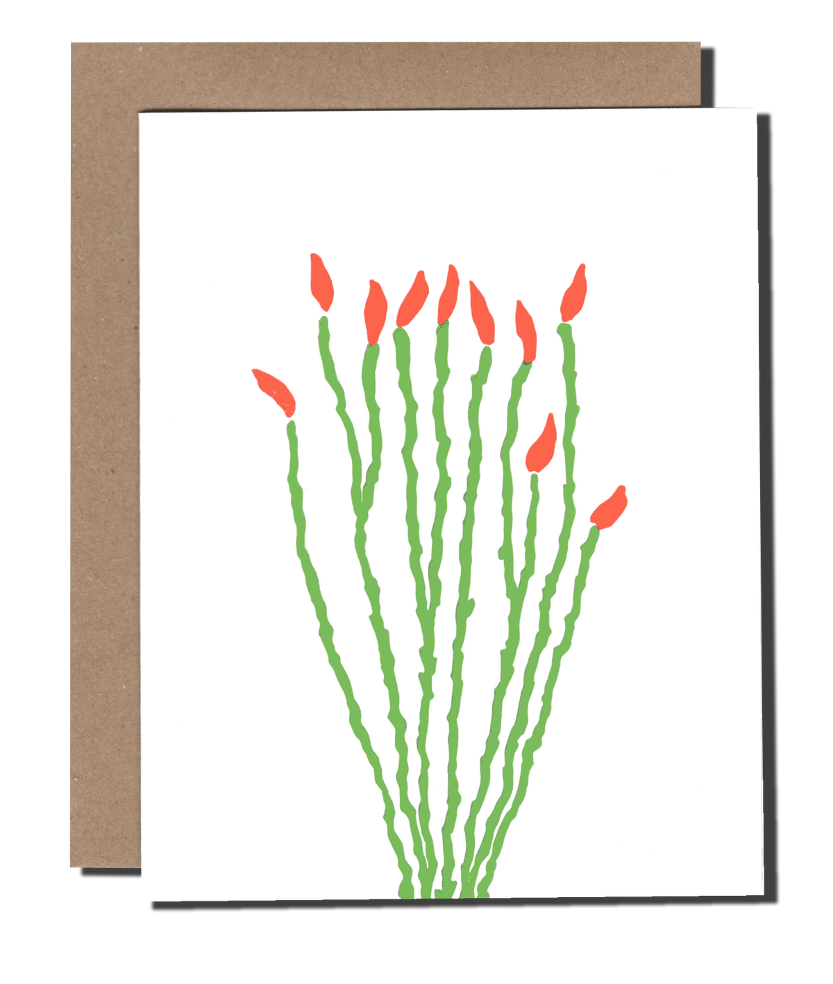Ocotillo Flower greeting card