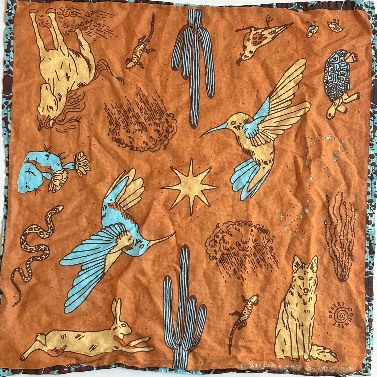 Bandana designed by Carolina Colantuoni