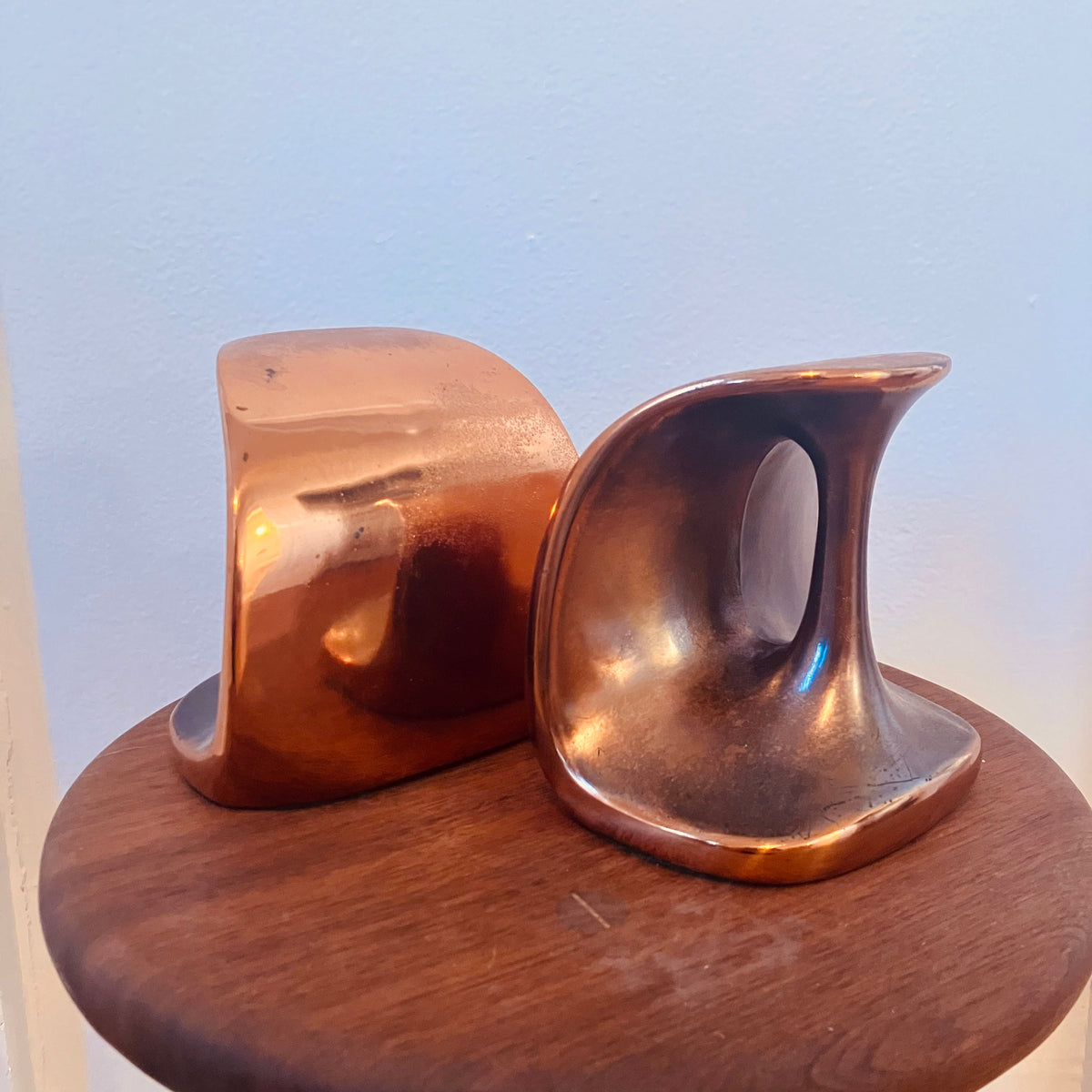 BEN SEIBEL "DUMBELL" BOOKENDS
