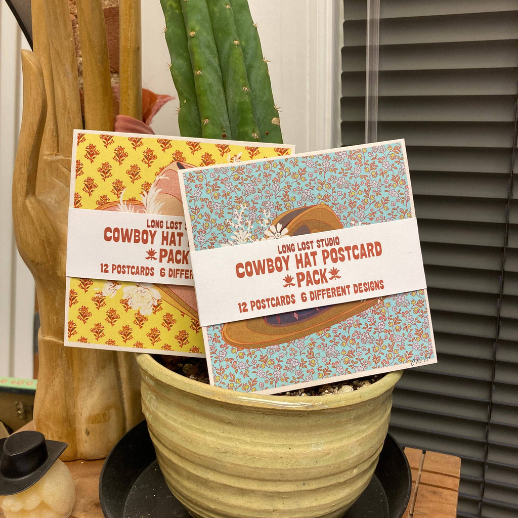 Cowboy Hat Postcard Pack