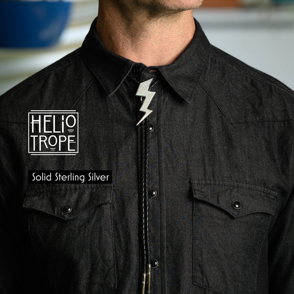 Lightning Bolt Bolo Tie