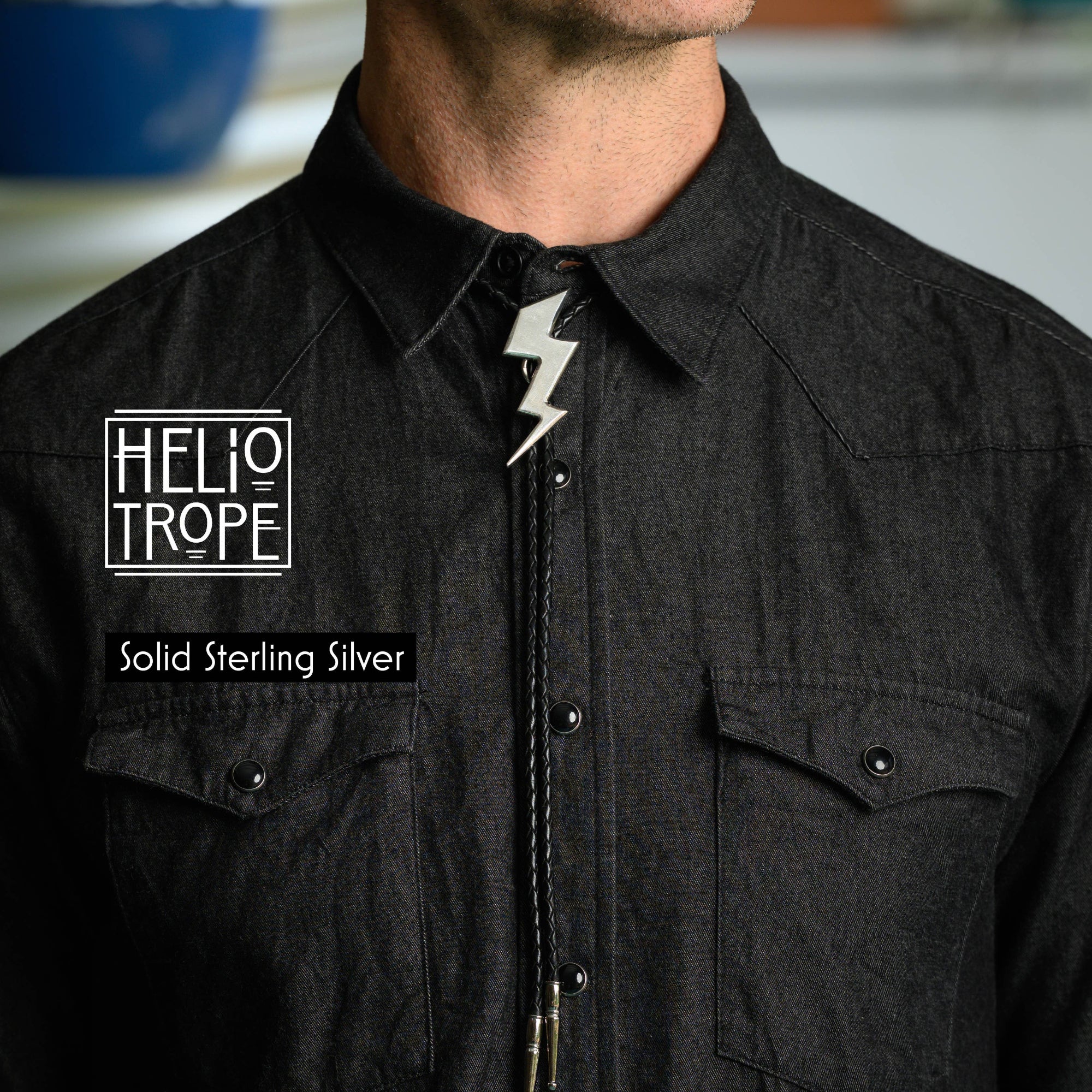 Lightning Bolt Bolo Tie