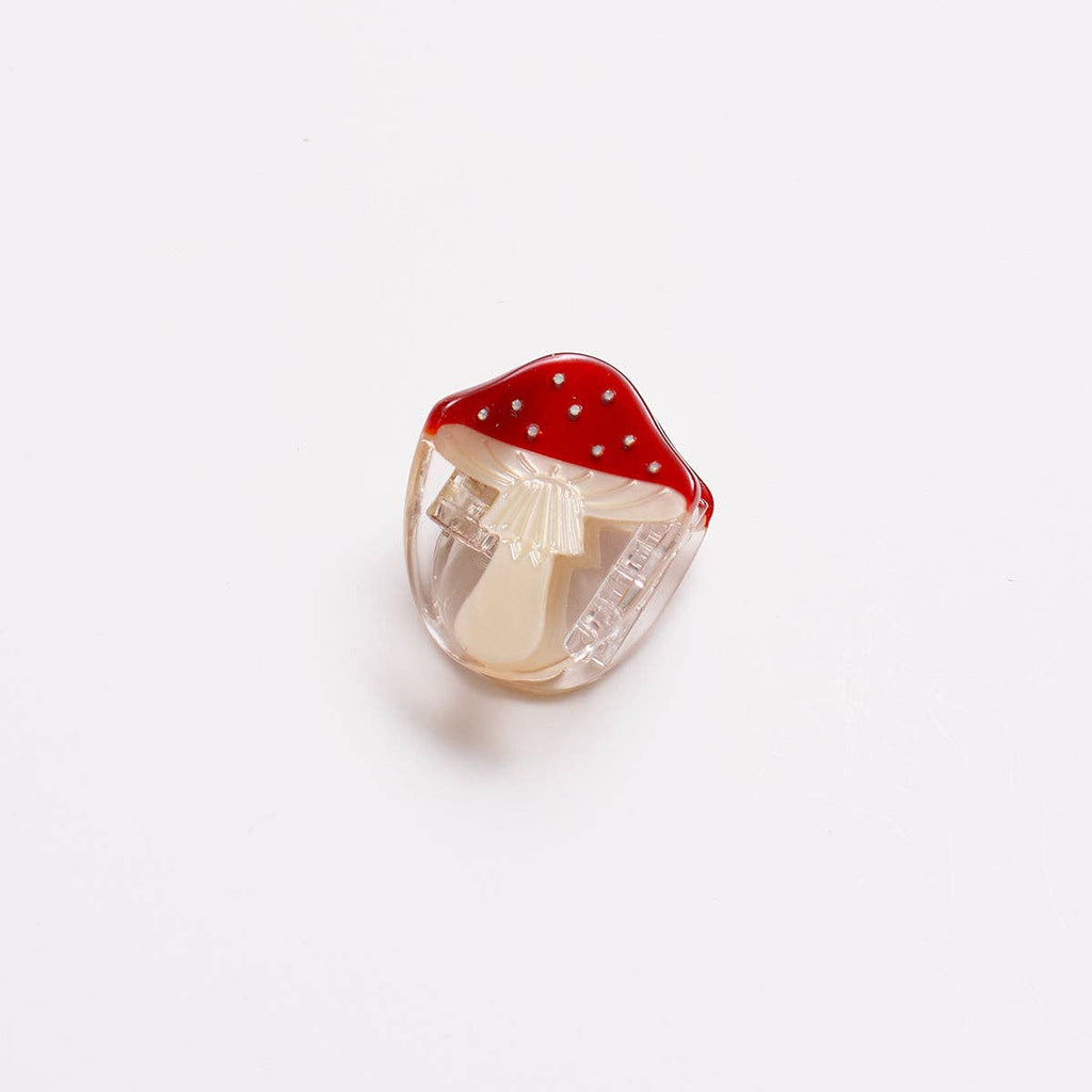 Micro Dose Mini Claw- Red Magic Mushroom Mini Hair Clip