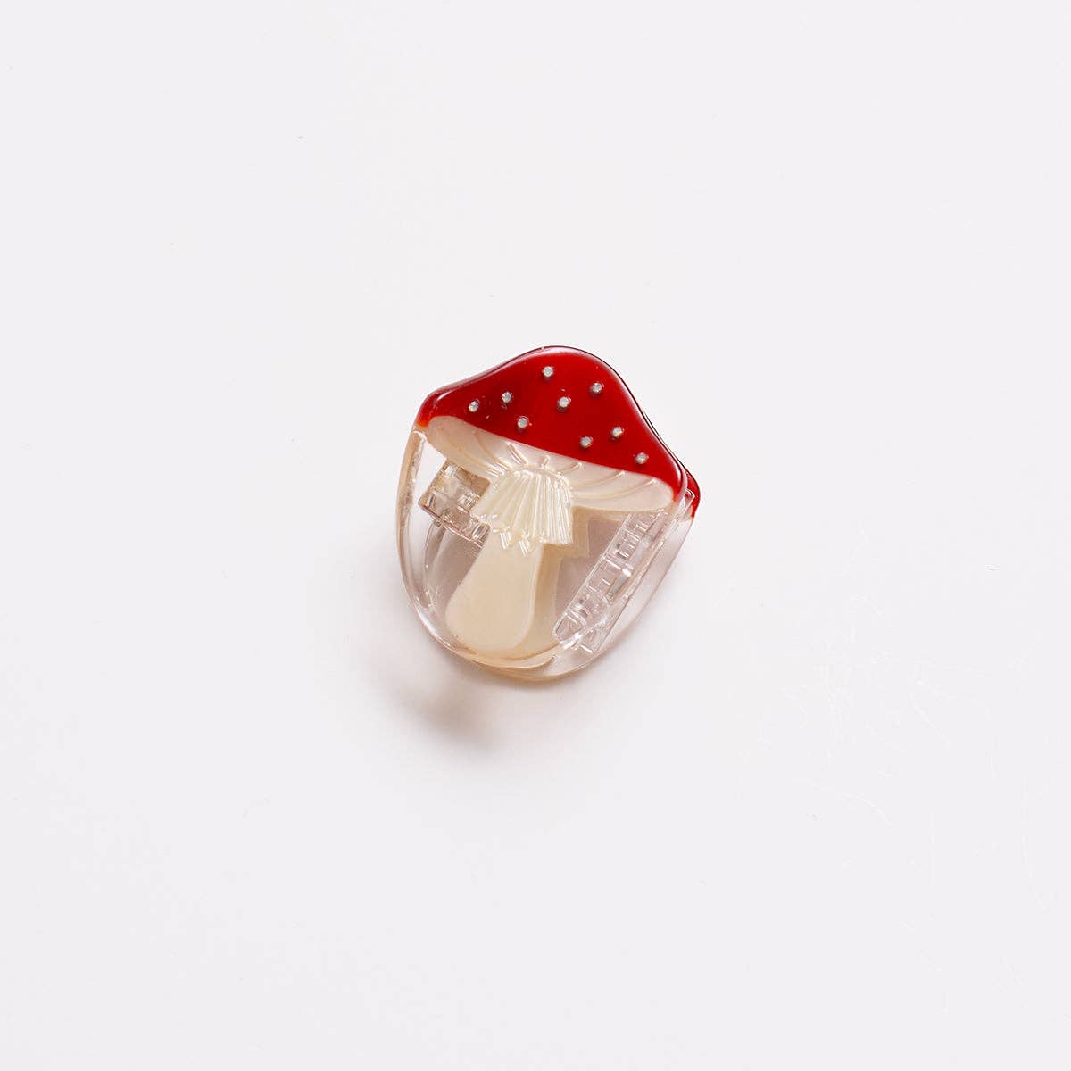 Micro Dose Mini Claw- Red Magic Mushroom Mini Hair Clip
