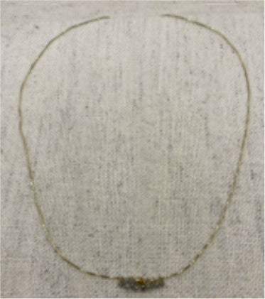 Diamond Necklace on 14K Box Chain