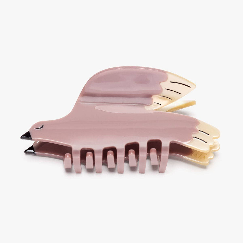 White Wing Dove Claw - Acetate Bird Hair Clip