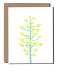 Agave Flower greeting card
