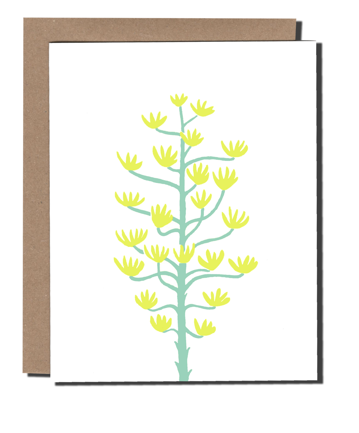Agave Flower greeting card