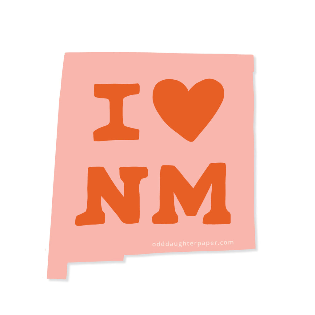 I heart New Mexico - Vinyl Sticker