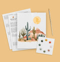 All-In-One Beginner Watercolor Paint Set - Desert Landscape