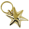 Carl Auböck Model #5615 'Star' Solid Brass Keyring