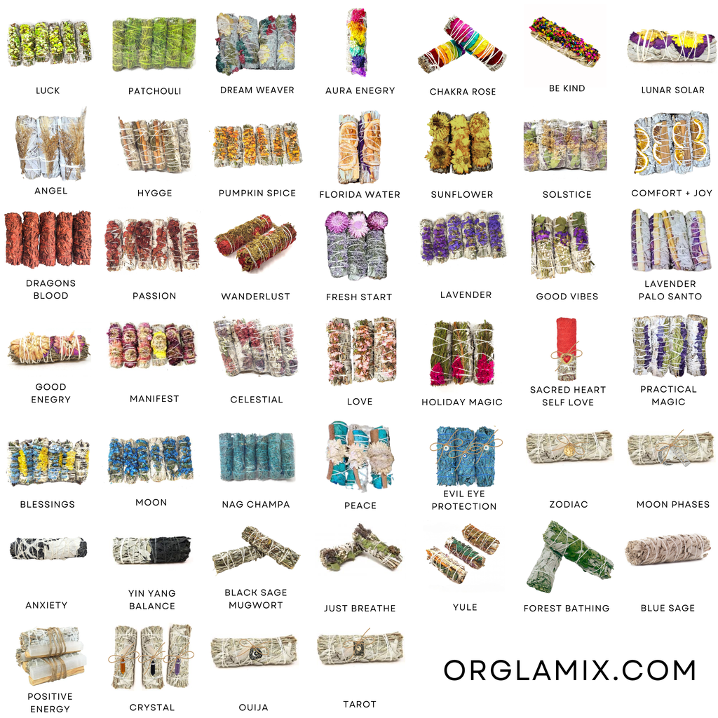 Zodiac Sage Smudge Stick Set | Cosmic Constellation Charms