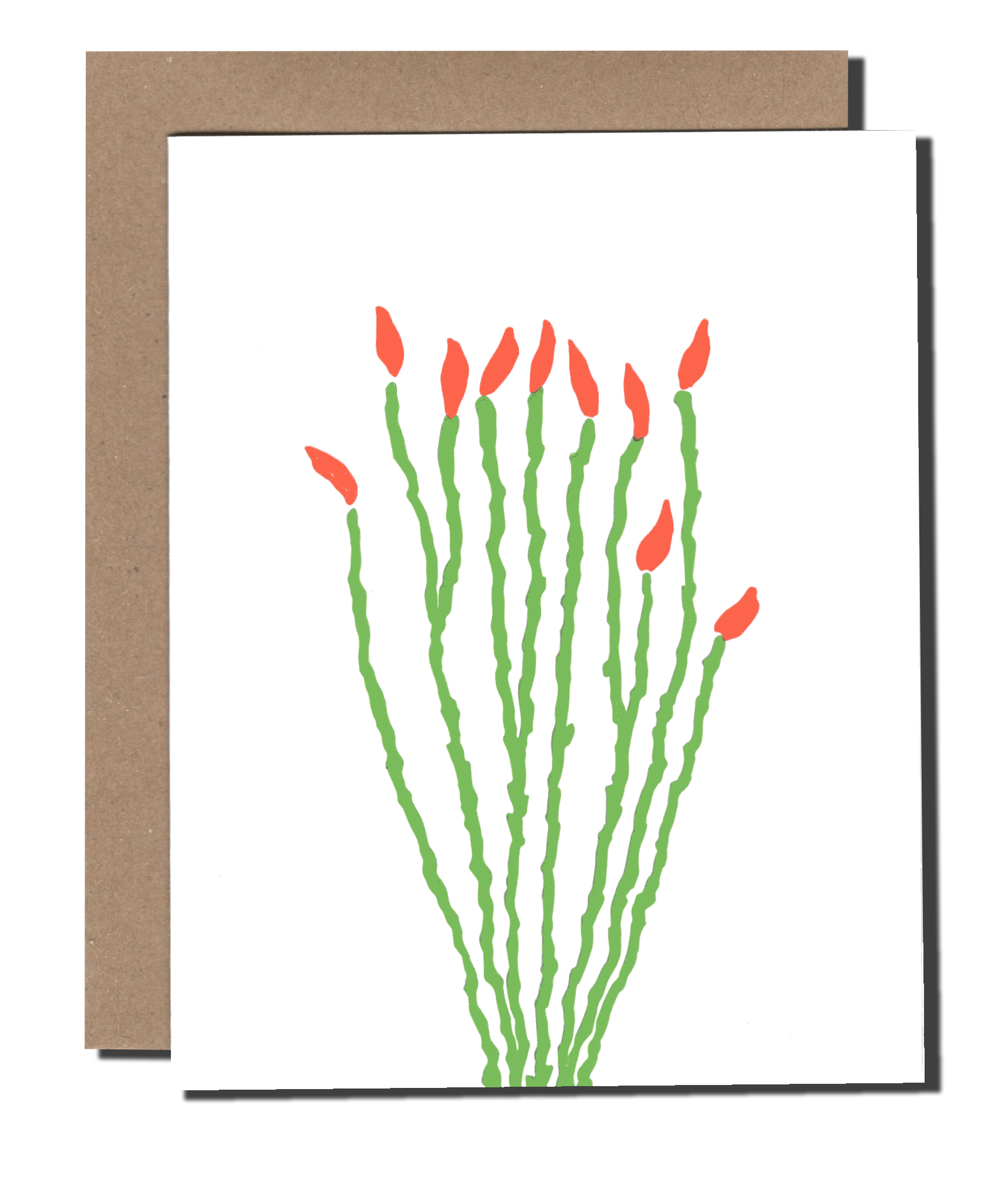Ocotillo Flower greeting card