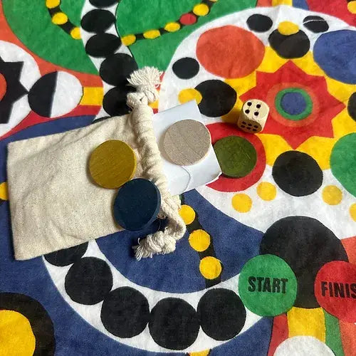Bandana/board game designed by Four Rabbit