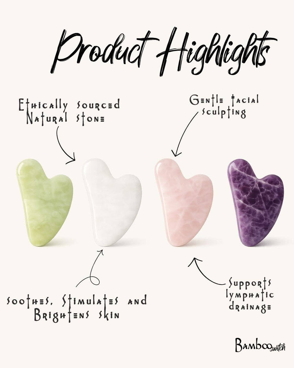 Gua Sha Stone | Facial Stone | Self Care Bestseller