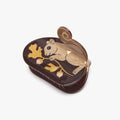 Oak Acorn Squirrel Autumn Harvest Hair Claw Clip Accessory