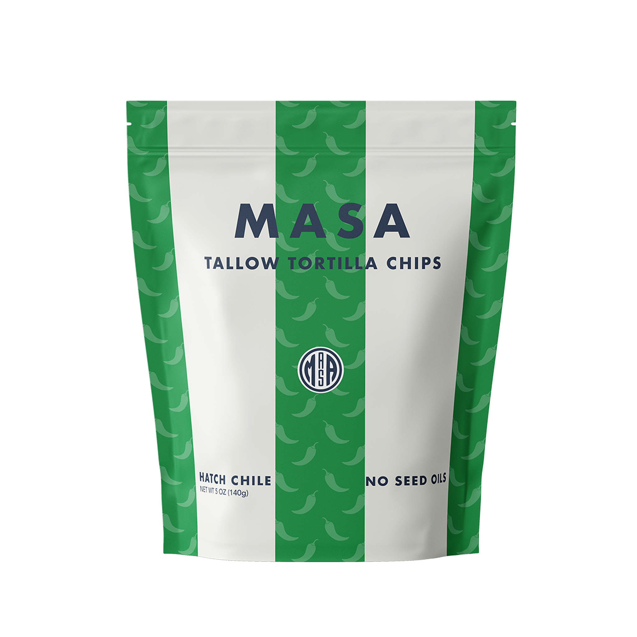MASA Chips, Hatch Chile, 5oz Bag Case