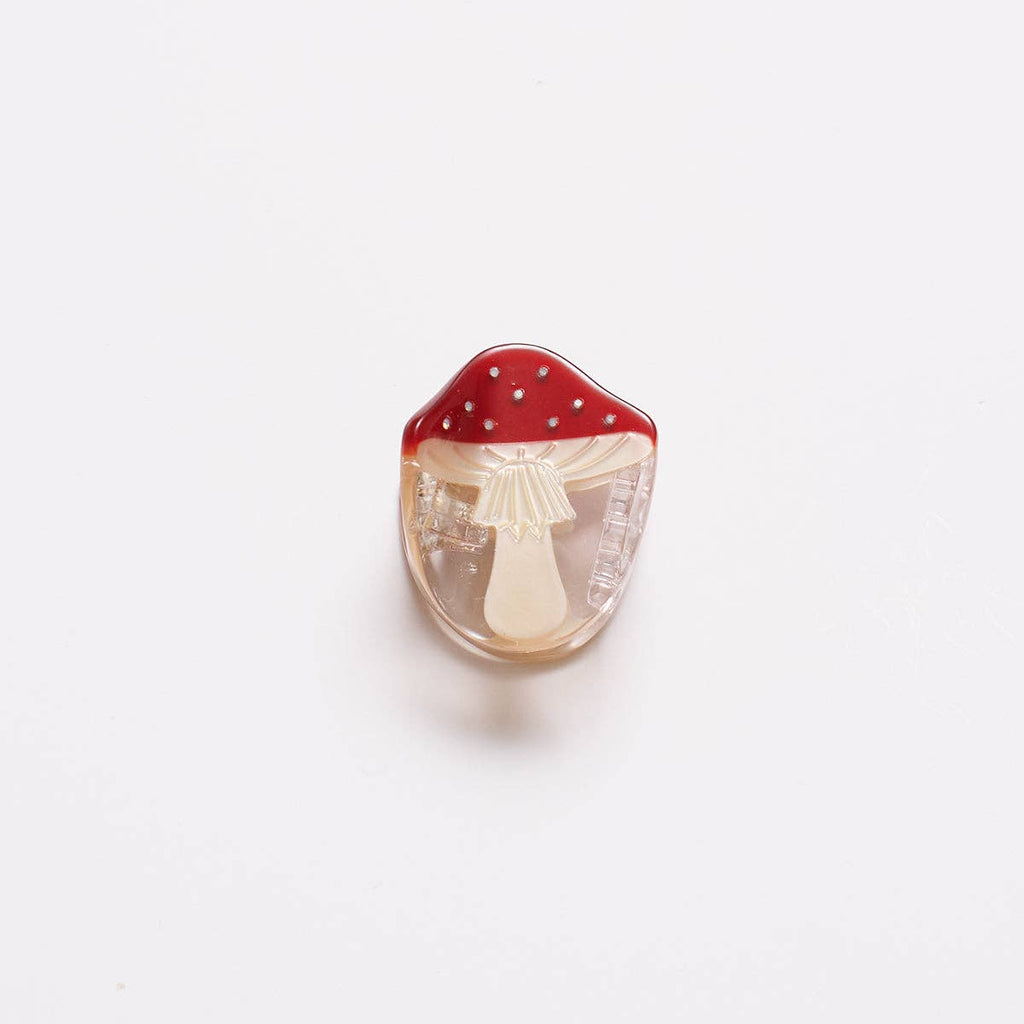 Micro Dose Mini Claw- Red Magic Mushroom Mini Hair Clip