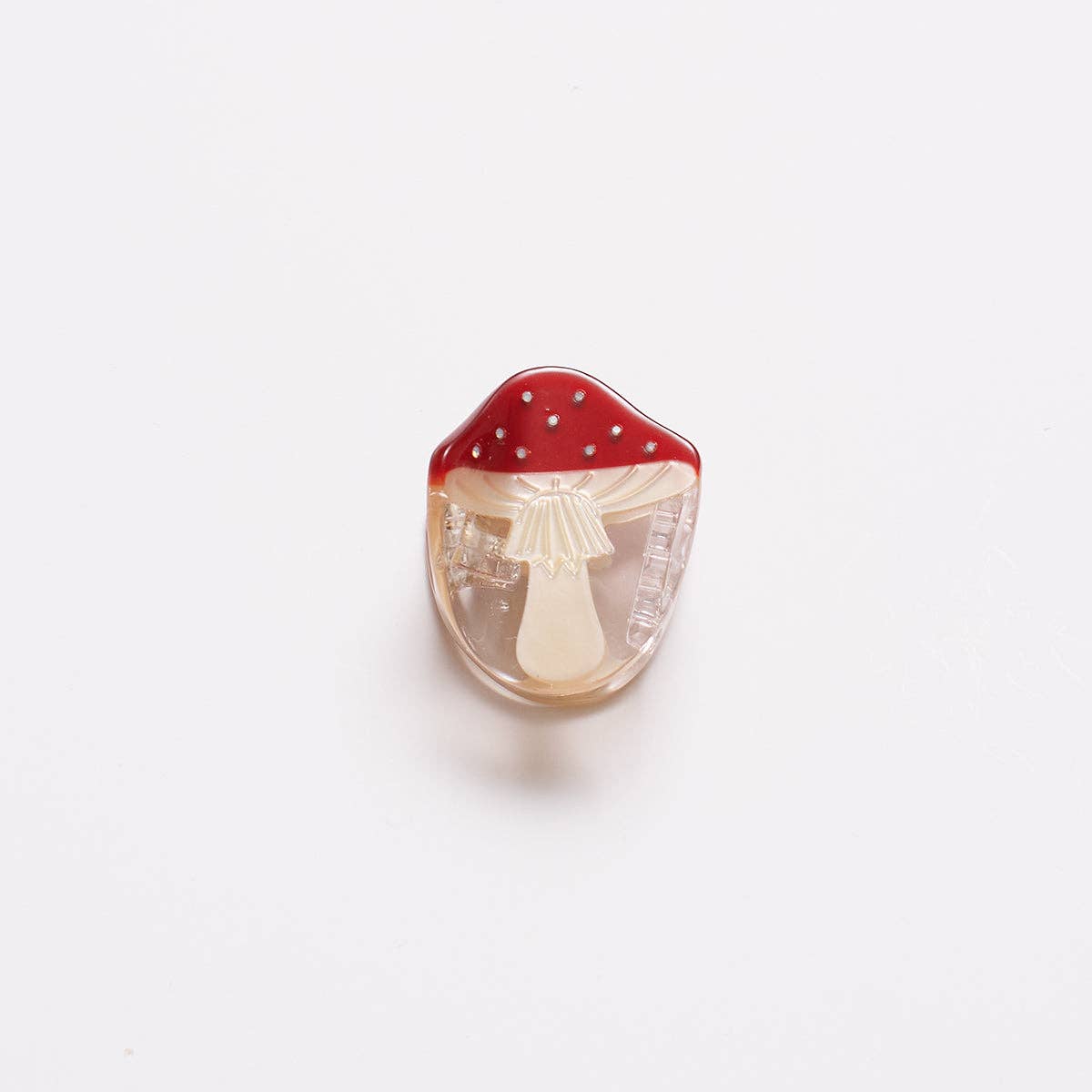 Micro Dose Mini Claw- Red Magic Mushroom Mini Hair Clip