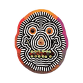 Skull by Jeffrey Gibson - Die-Cut Sticker