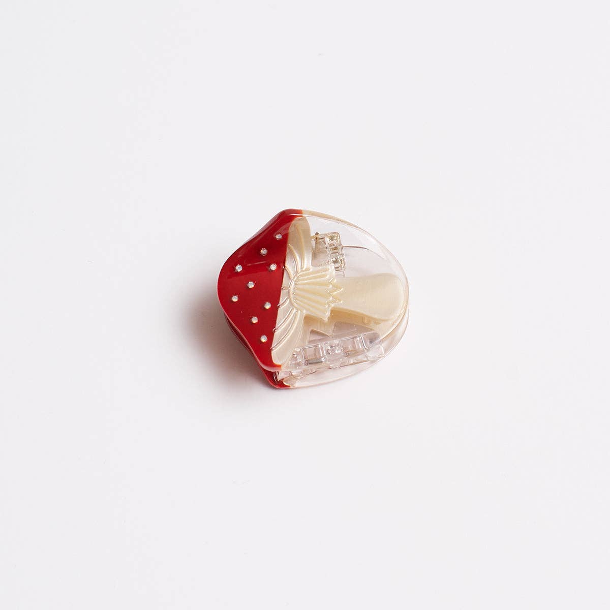 Micro Dose Mini Claw- Red Magic Mushroom Mini Hair Clip
