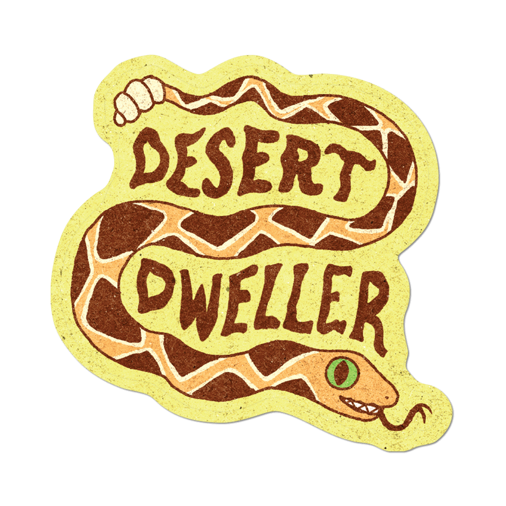 Desert Snake by Apply - Die-Cut Sticker (Western)