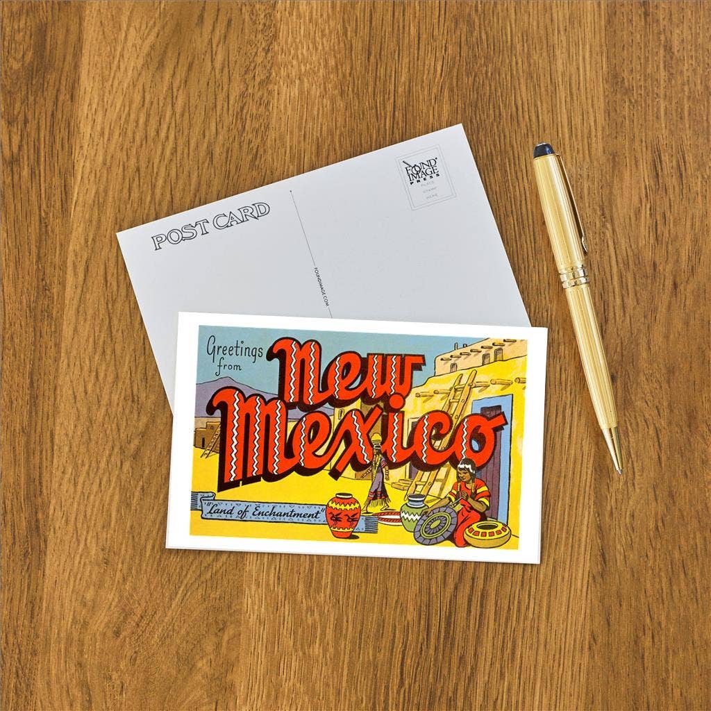 Postcard NM-45 Greetings from New Mexico