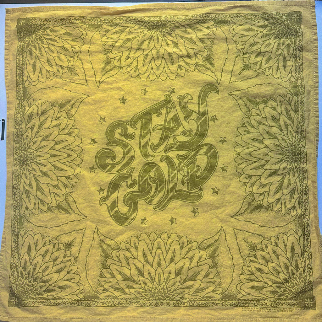 Bandana designed by Caroline Clark
