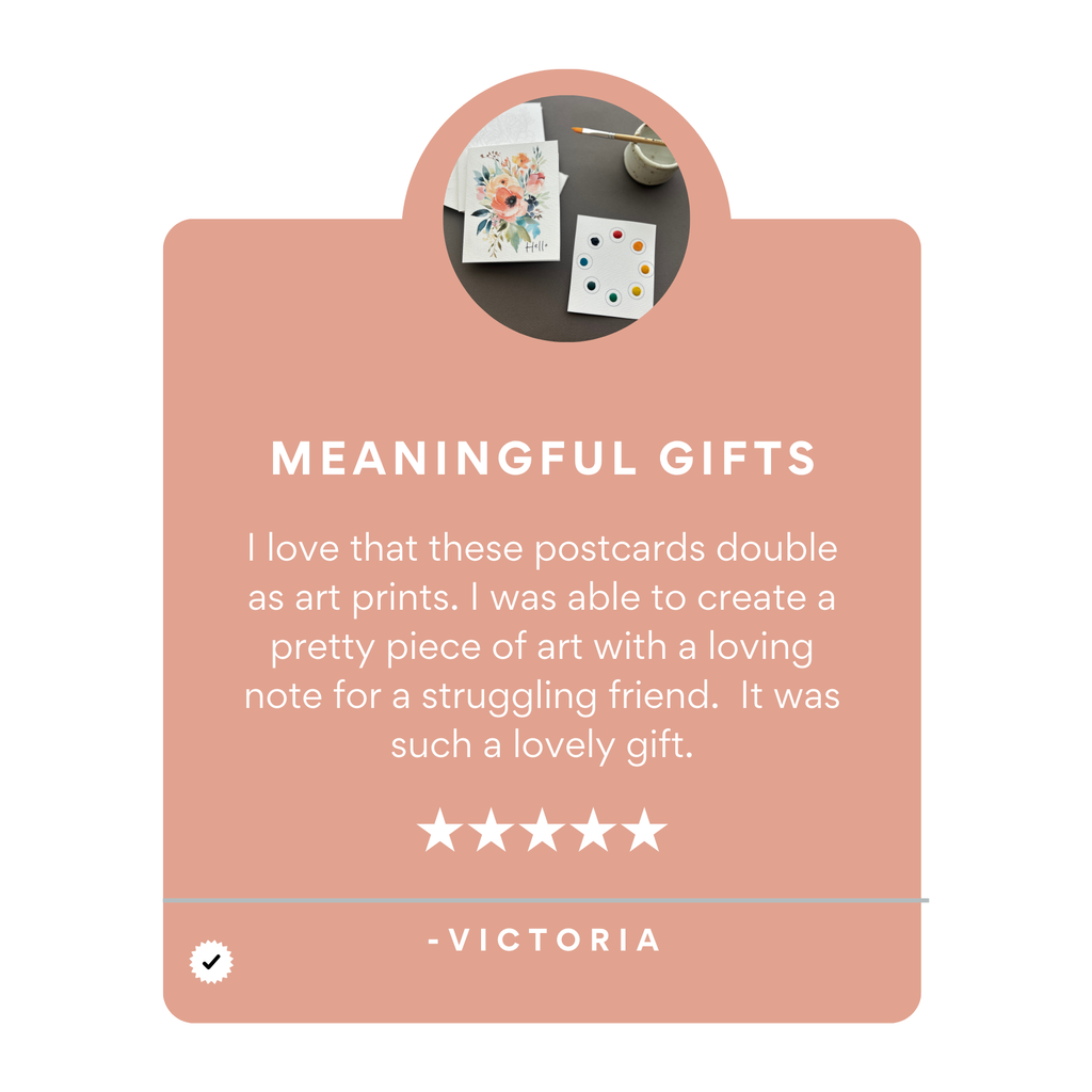 Watercolor Mini Postcards: Desert Blooms