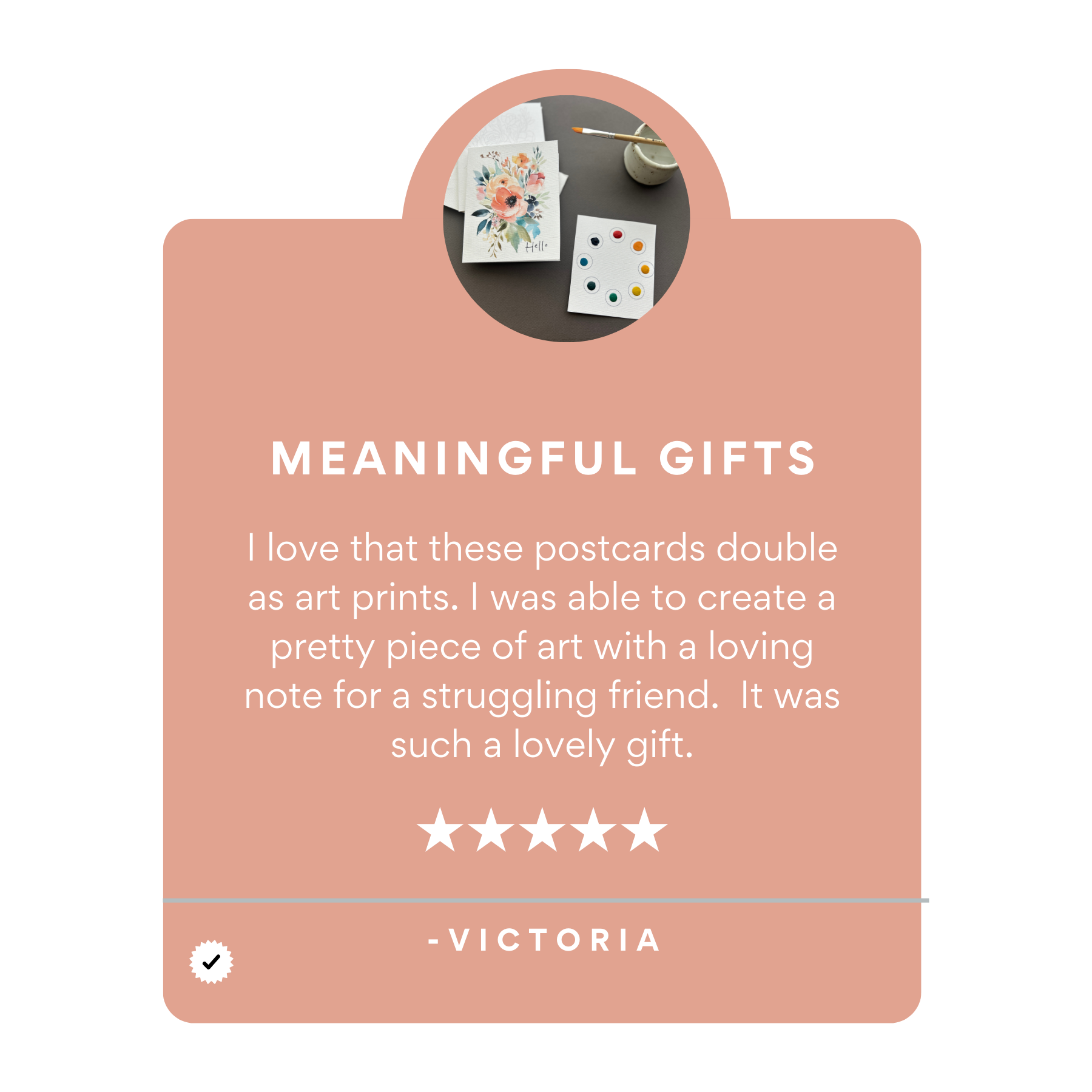 Watercolor Mini Postcards: Desert Blooms