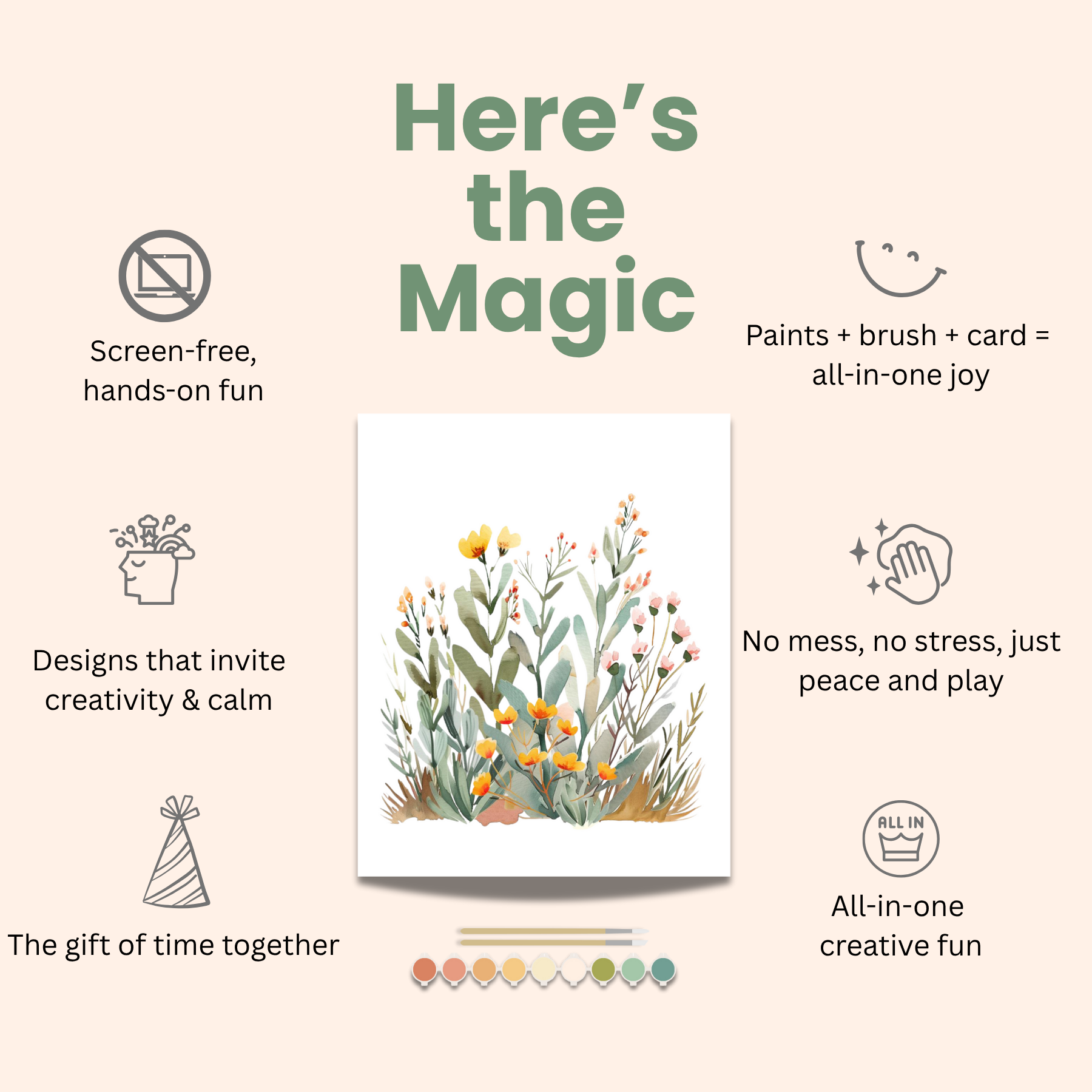 All-In-One Beginner Watercolor Kit - Desert Cactus