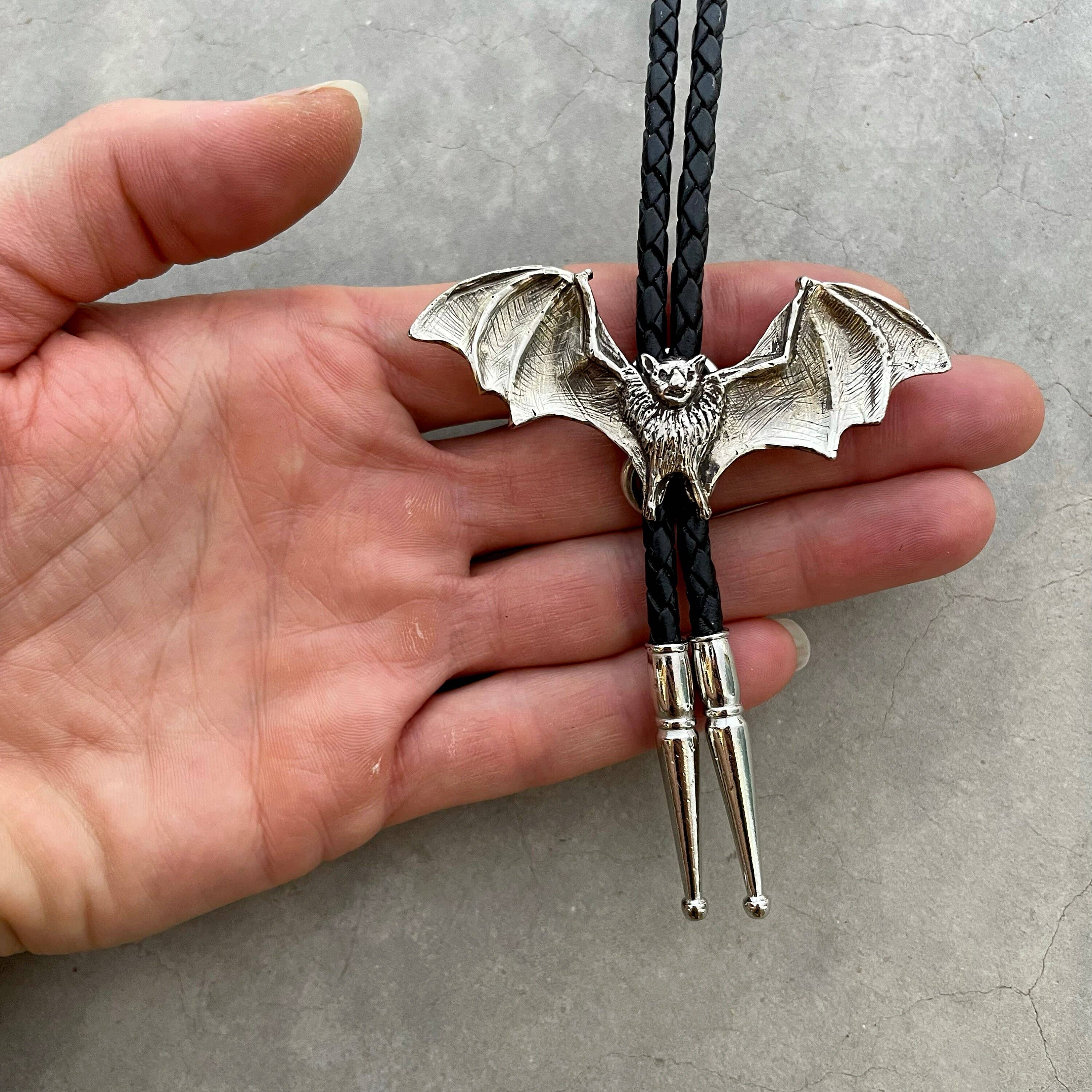 Bat Bolo Tie - Lesser Long-Nosed Bat