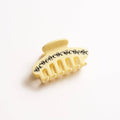Picnic Claw - Butter Yellow Acetate Jewel Bug Hair Clip