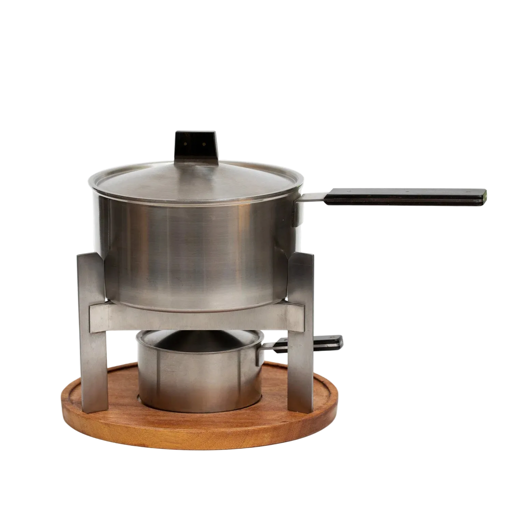 Carl Auböck for Amboss - Stainless Steel Fondue Pot and Warmer