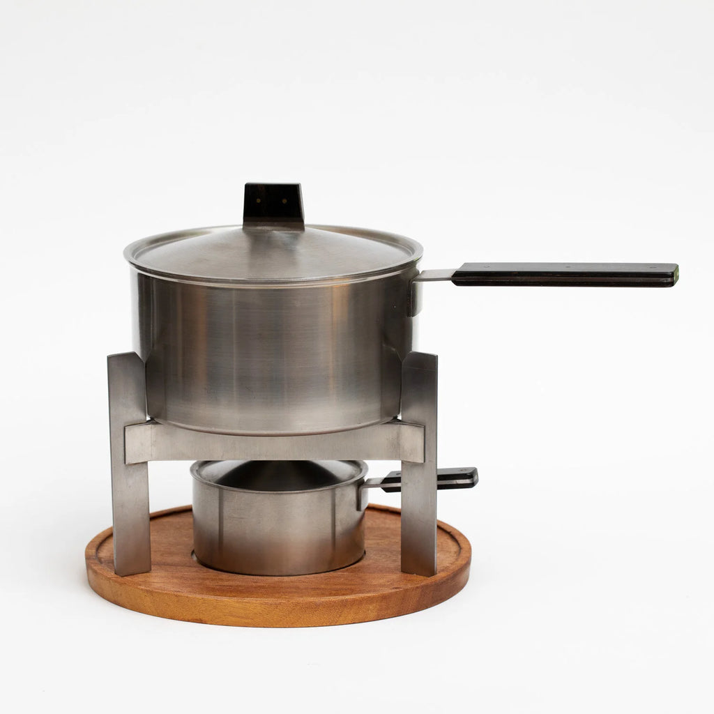 Carl Auböck for Amboss - Stainless Steel Fondue Pot and Warmer