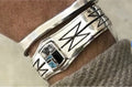 Dineh - Inlay Butterfly Rug Bracelet - Turquoise