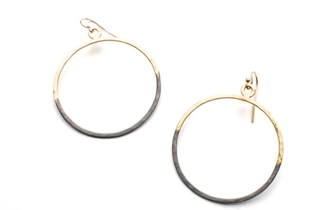 Bubble Earring Two Toned GV OX