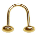 Carl Auböck "U" #4617 Keyring in Brass