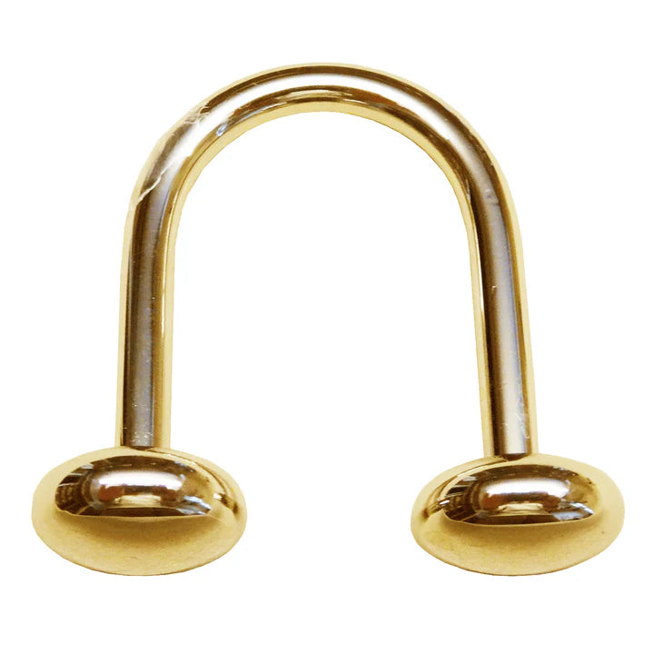 Carl Auböck "U" #4617 Keyring in Brass