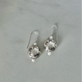 Dineh - Navajo Pearl Coin Earrings w/pearls