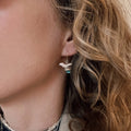 Dineh - Fetish Bird Navajo Pearl Earrings