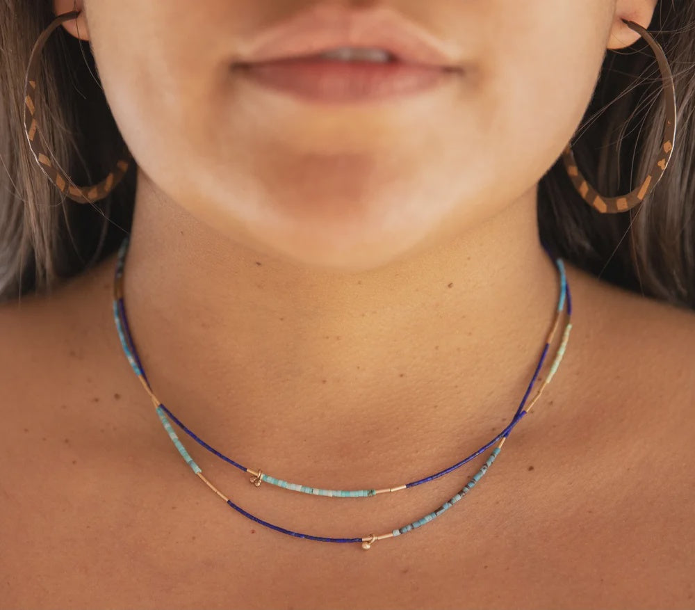 Balance Necklace, Double Strand