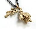 Cedar Sprig Delicate Necklace, BRZ