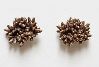 Flower Bud Cluster Studs, BRZ