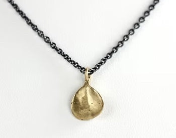 Leaf Delicate Necklace, BRZ