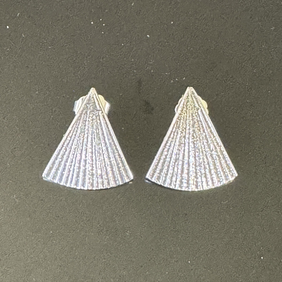 Medium Post Back Tufa Cast Earrings