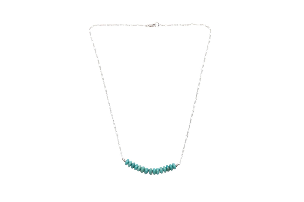 Dineh - Kingman Turquoise Rondelle Necklace